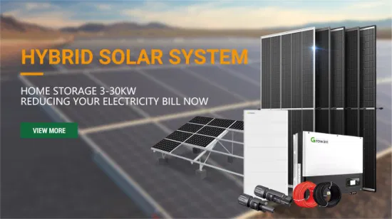 Energía doméstica dentro y fuera de la red Panel solar Almacenamiento en el hogar Precio del sistema de energía 5kw 8kw 10kw 12kw 15kw 20kw 30kw Growatt Deye UE Sistema solar híbrido de batería completa